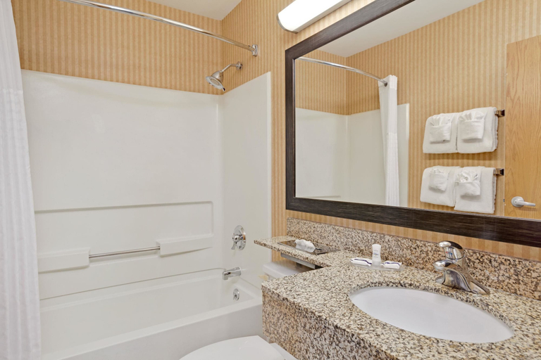 Bathroom 4, Microtel Inn & Suites by Wyndham Charleston WV, Kanawha