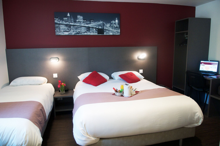 Bedroom 4, Brit Hotel Montpellier Euromédecine, Hérault