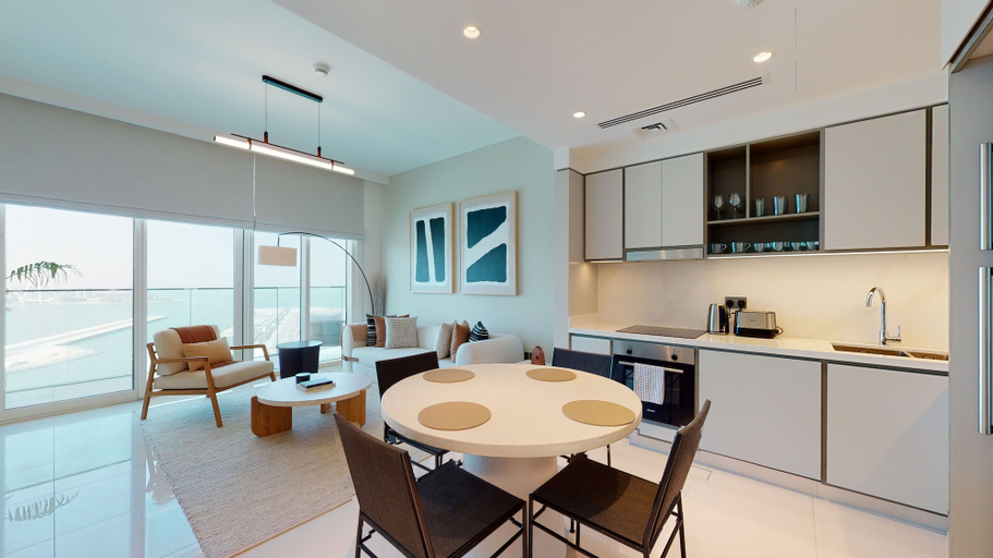 Living room 3, Sunrise Bay 2BR Luxury Apartment, Dubai