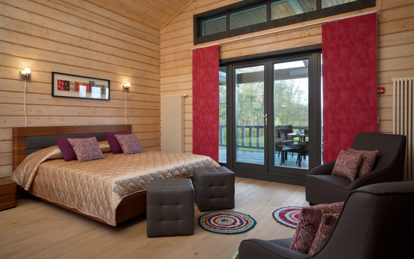 Bedroom 3, Eco-Hotel Lepota, Taldomskiy rayon