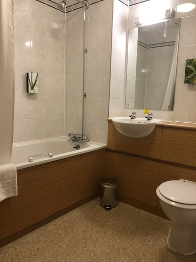 Bathroom 4, Purple Roomz, Lancashire