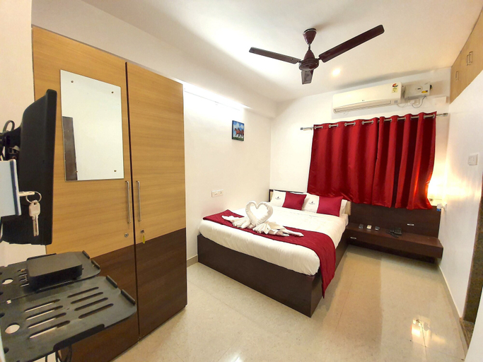 Bedroom 2, Sai Shreyas Residency, Bangalore