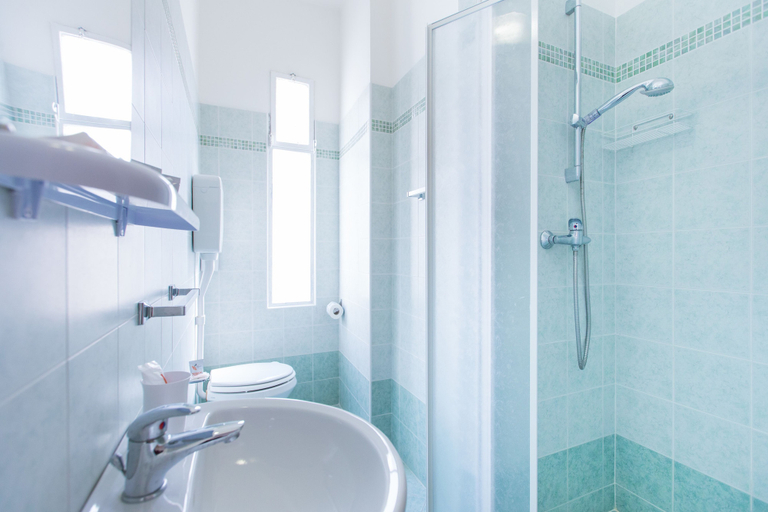 Bathroom 3, Hotel Sahib, Rimini