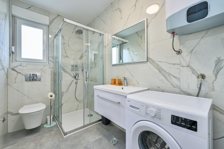 Bathroom 3, Imperial Apartment with Private Pool, Novalja