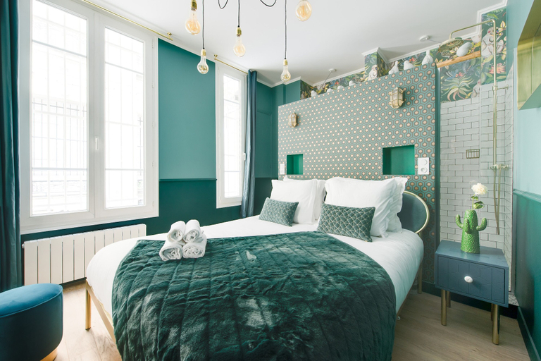 Bedroom 4, The Charming Trocadero Eiffel Tower, Paris