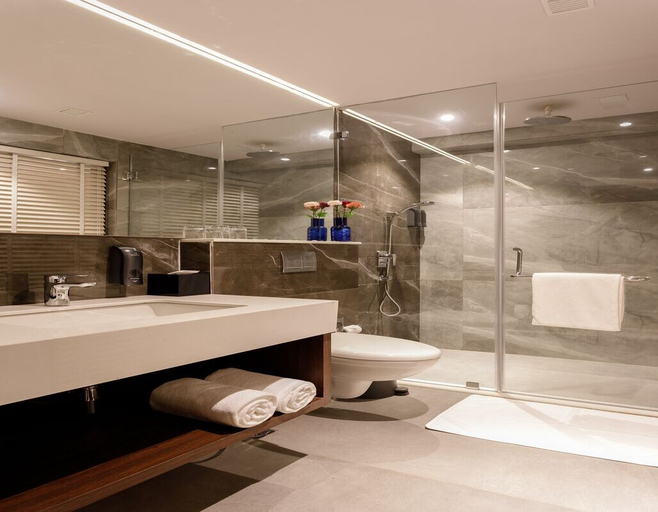 Bathroom 4, Svenska Design Hotel, East Godavari