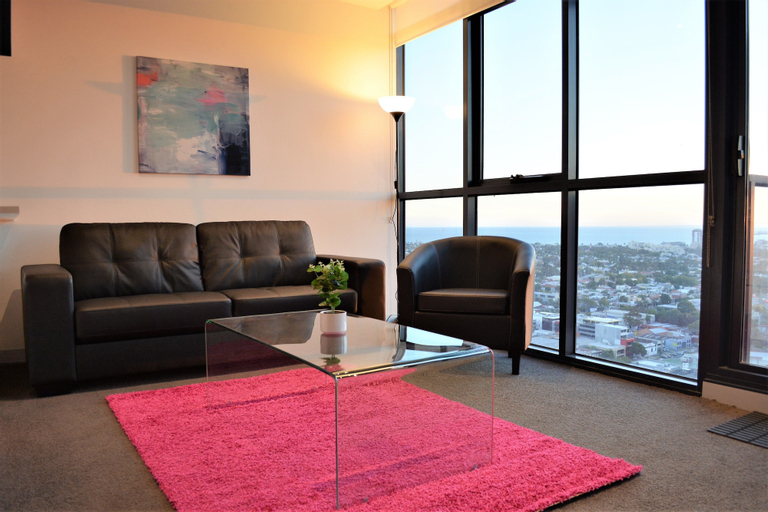 Bedroom 3, Royal Stays Apartments Clarendon St, Melbourne
