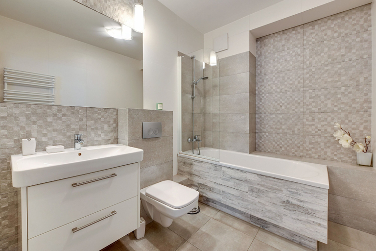Bathroom 3, Flats For Rent - Aura Spa&Wellness, Gdańsk City