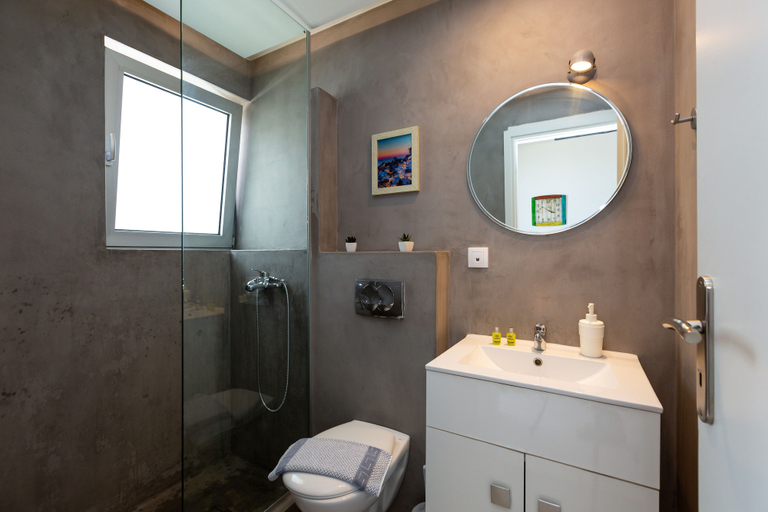 Bathroom 4, Meltemi Coast Suites, Crete