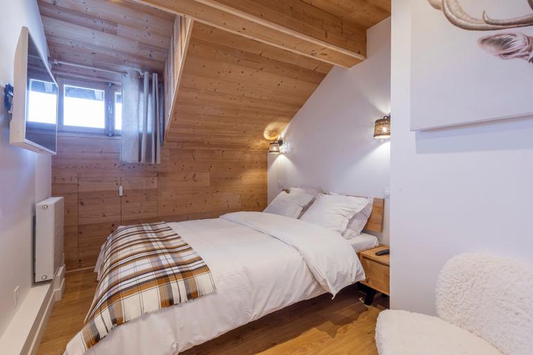 Bedroom 3, Résidence Le Panorama - Megève, Haute-Savoie