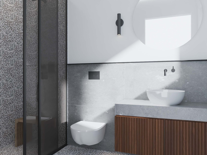 Bathroom 2, JnV Luxury Villas, Crete