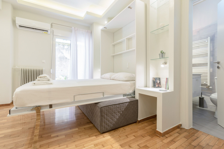 Bedroom 4, Cozy Flat with Terrace & Patio near Lycabettus, Attica
