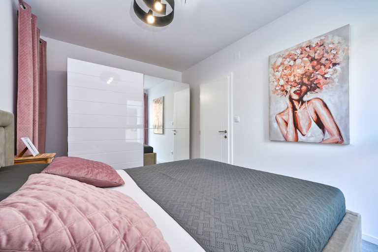 Bedroom 2, Imperial Apartment with Private Pool, Novalja