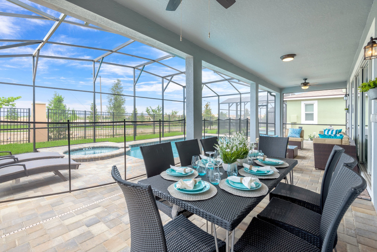 Food & Drinks, Family Friendly 6bed 5Ba Villa Games Pool Spa 9039, Osceola