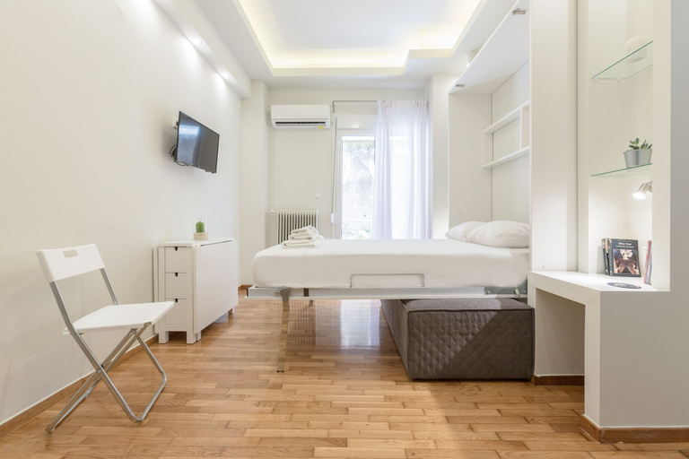 Bedroom 3, Cozy Flat with Terrace & Patio near Lycabettus, Attica