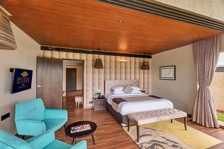 Bedroom 3, Athena Suites, Pune
