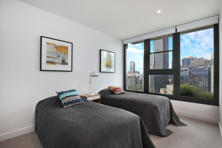 Bedroom 3, Orange Stay At Melbourne Quarter, Melbourne