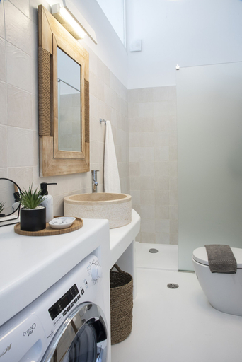 Bathroom 4, Pietra Bianca 1891 Suites Mykonos, South Aegean