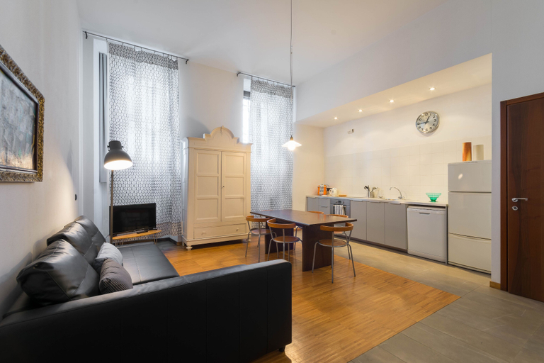 Living area 3, Naviglio 89 Apartment, Milano