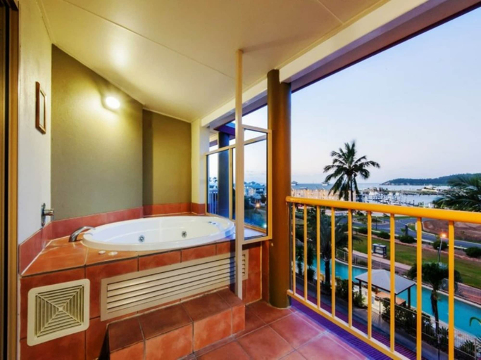 Bathroom 4, at Boathaven Bay Holiday Apartments, Whitsunday