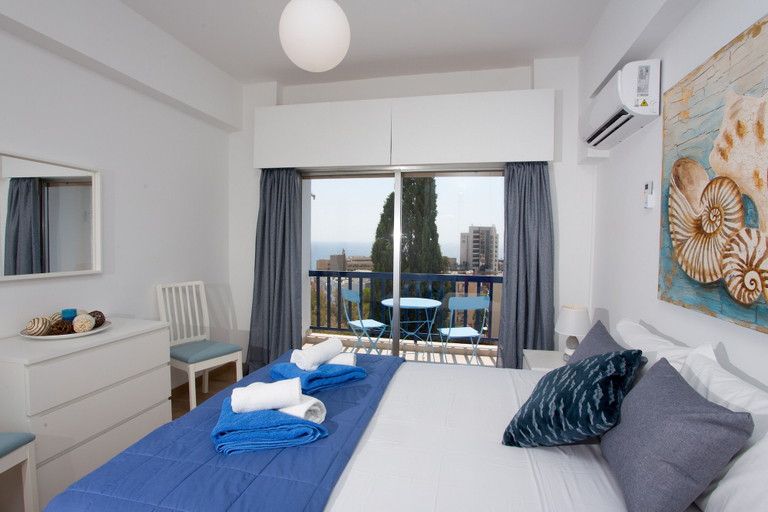 Bedroom 3, White Arches Sea View Apt No.1 by TrulyCyprus