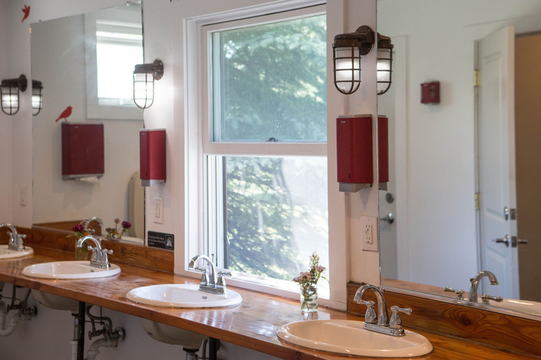 Bathroom 3, Firelight Camps, Tompkins