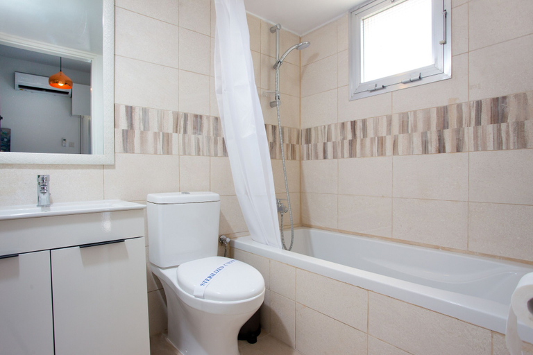 Bathroom, White Arches Sea View Apt No.1 by TrulyCyprus