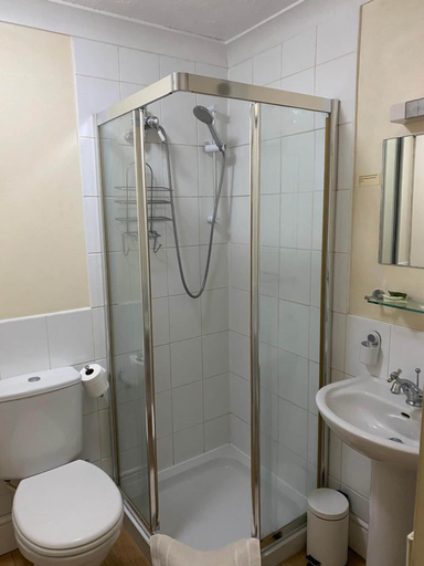 Bathroom 3, West Lodge Hotel, Buckinghamshire