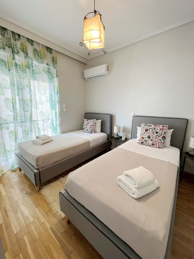 Bedroom 3, Peaceful Apartment by Flisvos Marina, Attica