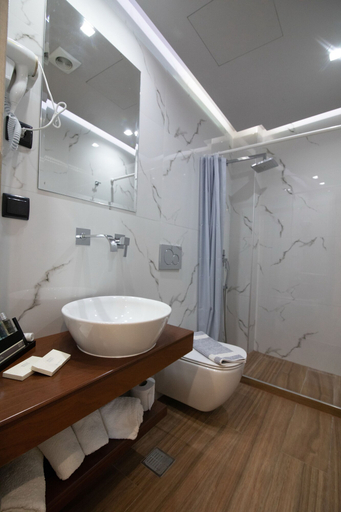 Bathroom 5, Aianteion Bay Luxury Hotel & Suites, Attica