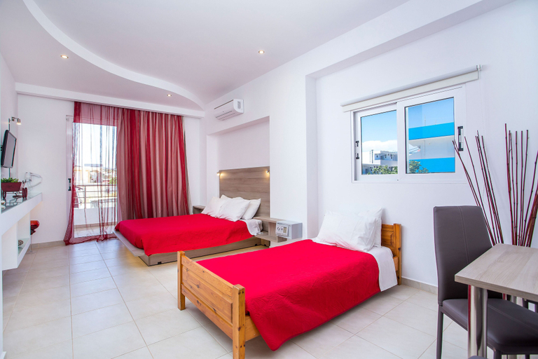 Bedroom 3, Stay Helios - Aparts & Pool Suites, South Aegean