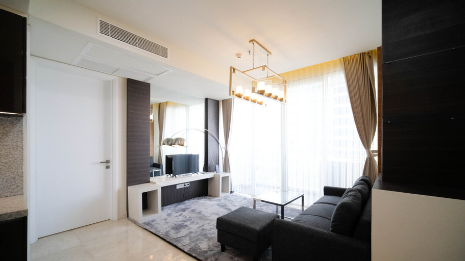 Exterior & Views 2, Private Access and Luxurious 2BR Apartment at The Galaxy Residences By Travelio, Surabaya