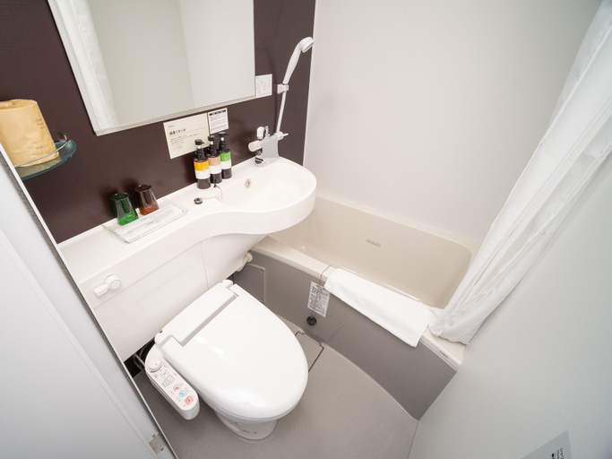 Bathroom 4, Super Hotel Premier Miyazaki Ichibangai, Miyazaki