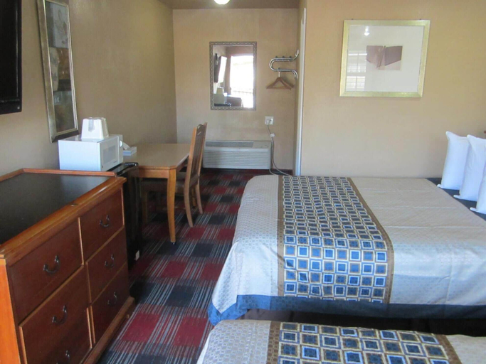 Bedroom 3, Little Boy Blue Motel, Orange