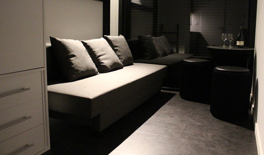 Bedroom 3, Eco-lodges Lodges in Move - Domaine de Brau, Aude