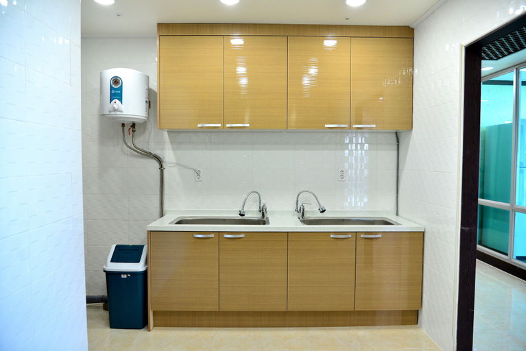 Bathroom 3, Seom Guesthouse - Hostel, Seogwipo
