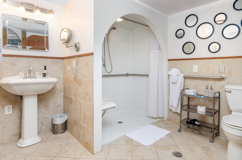 Bathroom 4, New Park Event Venue & Suites, Tompkins