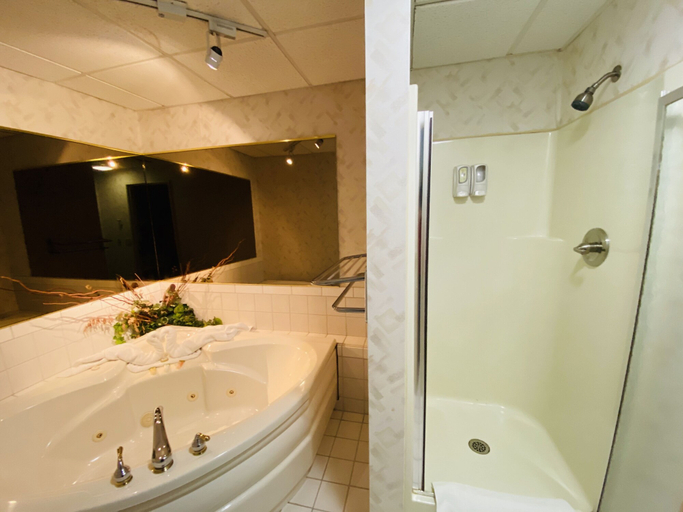 Bathroom 5, Fleetwood Inn & Suites, Cheboygan