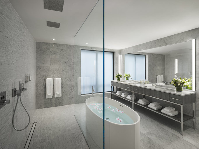 Bathroom 5, AKA Times Square - Apartments, New York