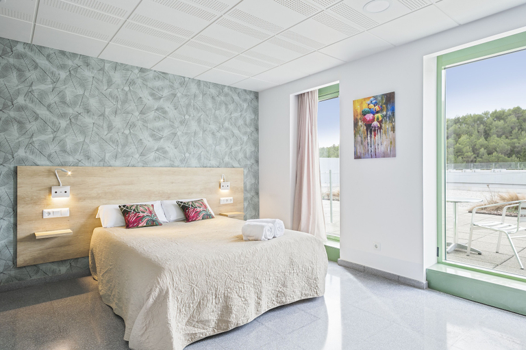Bedroom 3, Les Begues Apartments, Barcelona