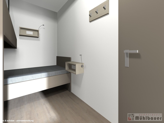 Bedroom 2, Apartment Hotel 37, Landshut