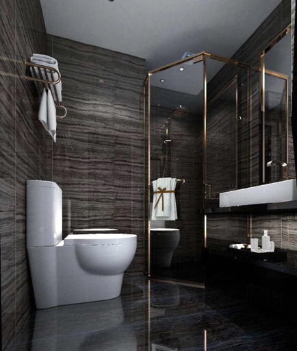 Bathroom 3, Royal Meihao Hotel, Sihanoukville