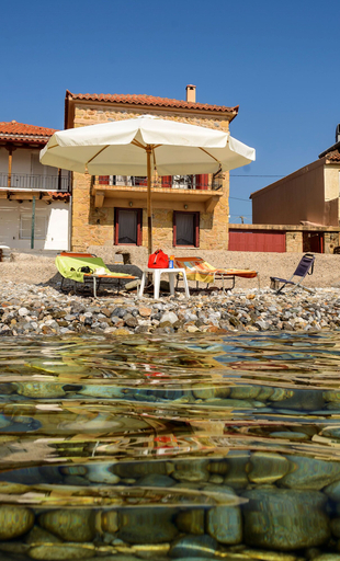 Exterior & Views 2, Waveside Sanctuary - Luxurious Seastone Villa, Peloponnese