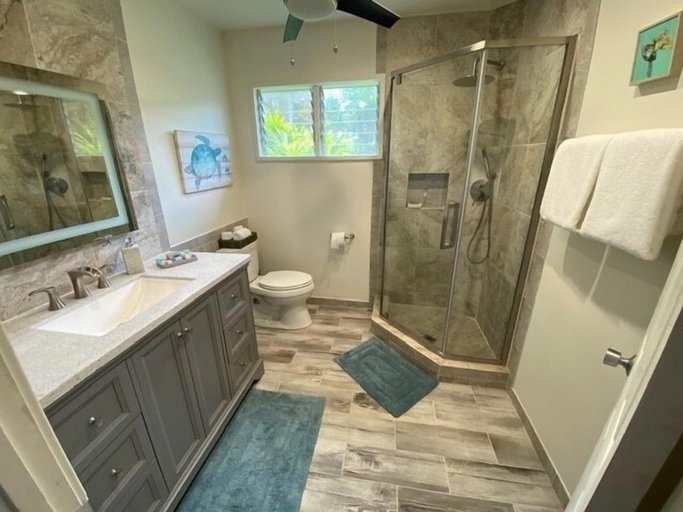 Bathroom 3, Punahele 3 Bedroom Home by RedAwning, Kauai