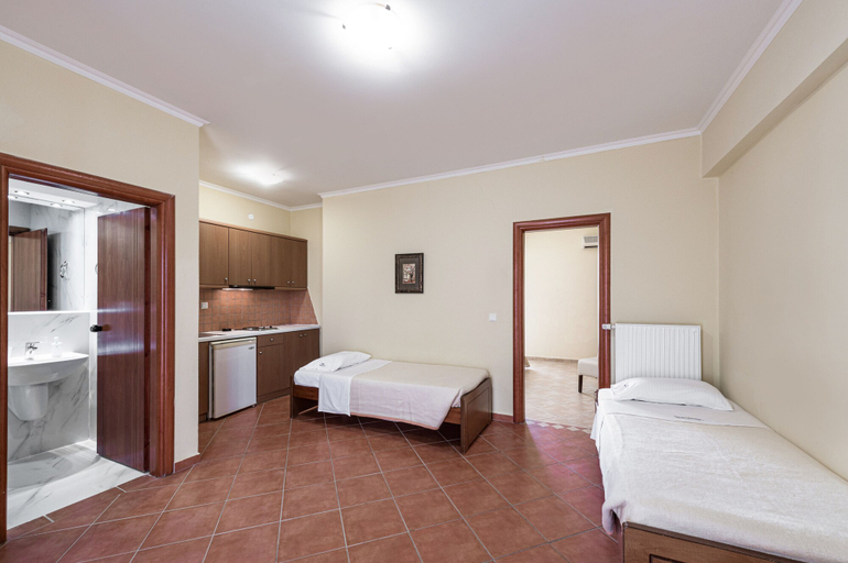 Bedroom 2, Krini Beach Hotel, Crete