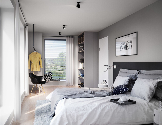 Bedroom 3, Bett & Bude Boardinghouse, Nordfriesland