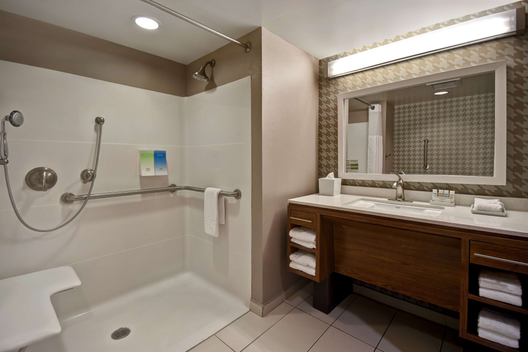 Bathroom 4, Home2 Suites by Hilton Nashville Vanderbilt, TN, Davidson