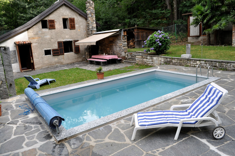 Garden 5, Typical, Romantic Tessiner Cottage, Lugano