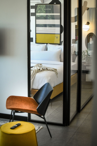 Bedroom 3, Pixel Dizengoff Square - Smart Hotel by Loginn Tel Aviv