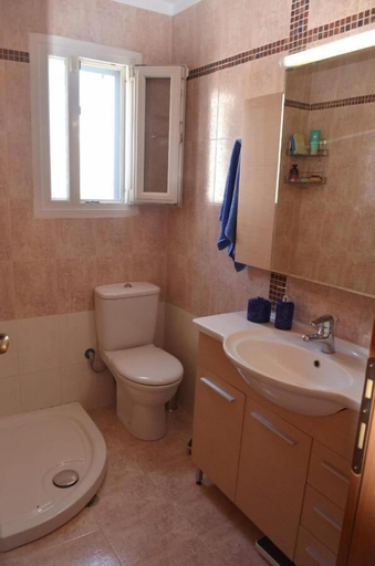 Bathroom, Beautiful Apt In Ano Mera Village, South Aegean